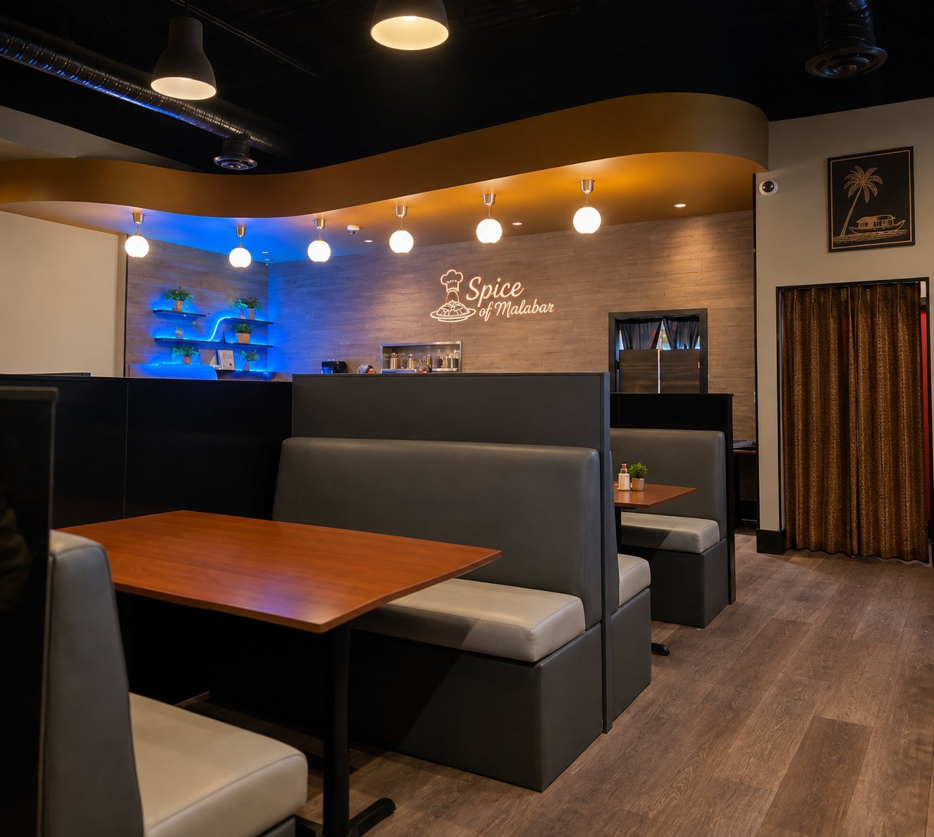 Spice of Malabar restaurant interior